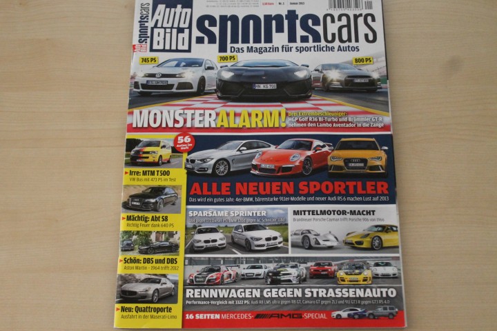 Auto Bild Sportscars 01/2013